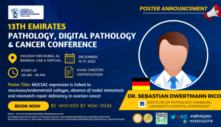 Dr. Sebastian Dwertmann Rico_poster_ 13th Emirates Pathology, Digital Pathology & Cancer Conference on December 15-17, 2023, in Dubai, UAE.