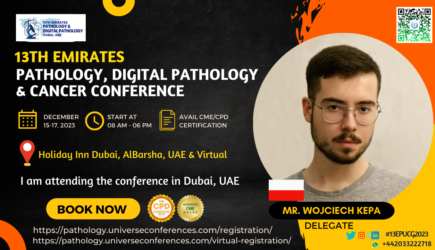 Mr. Wojciech Kepa_Delegate_13th Emirates Pathology, Digital Pathology & Cancer Conference on December 15-17, 2023, in Dubai, UAE