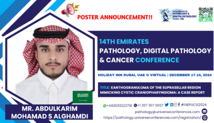 14th Emirates Pathology, Digital Pathology & Cancer Conference (Mr. Abdulkarim Mohamad S Alghamdi)